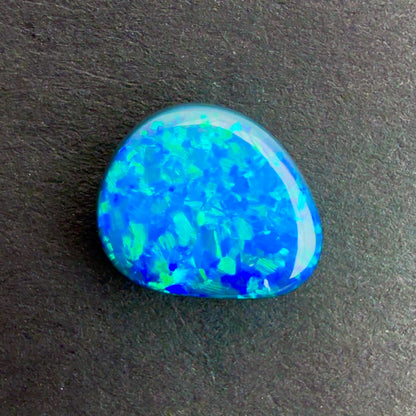 2cts Top Gem Black Opal With A Green Blue Play Of Color, From Lightning Ridge Australia