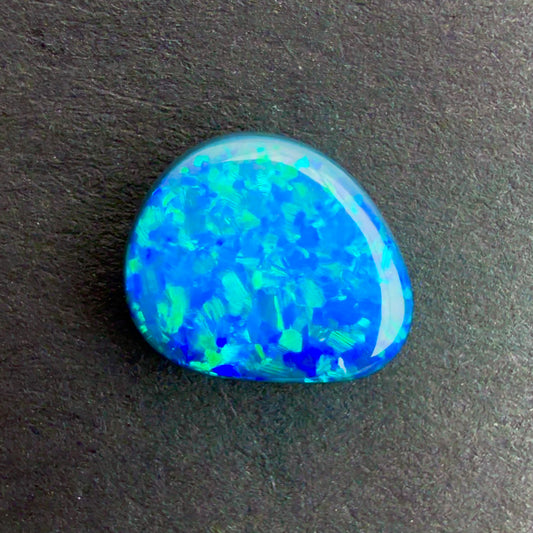 2cts Top Gem Black Opal With A Green Blue Play Of Color, From Lightning Ridge Australia