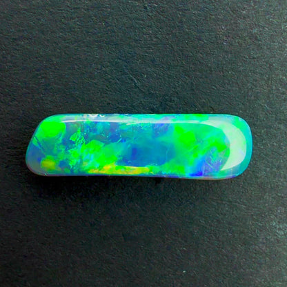 1.27cts Black Opal With A Green Blue Play Of Color, From Lightning Ridge Australia