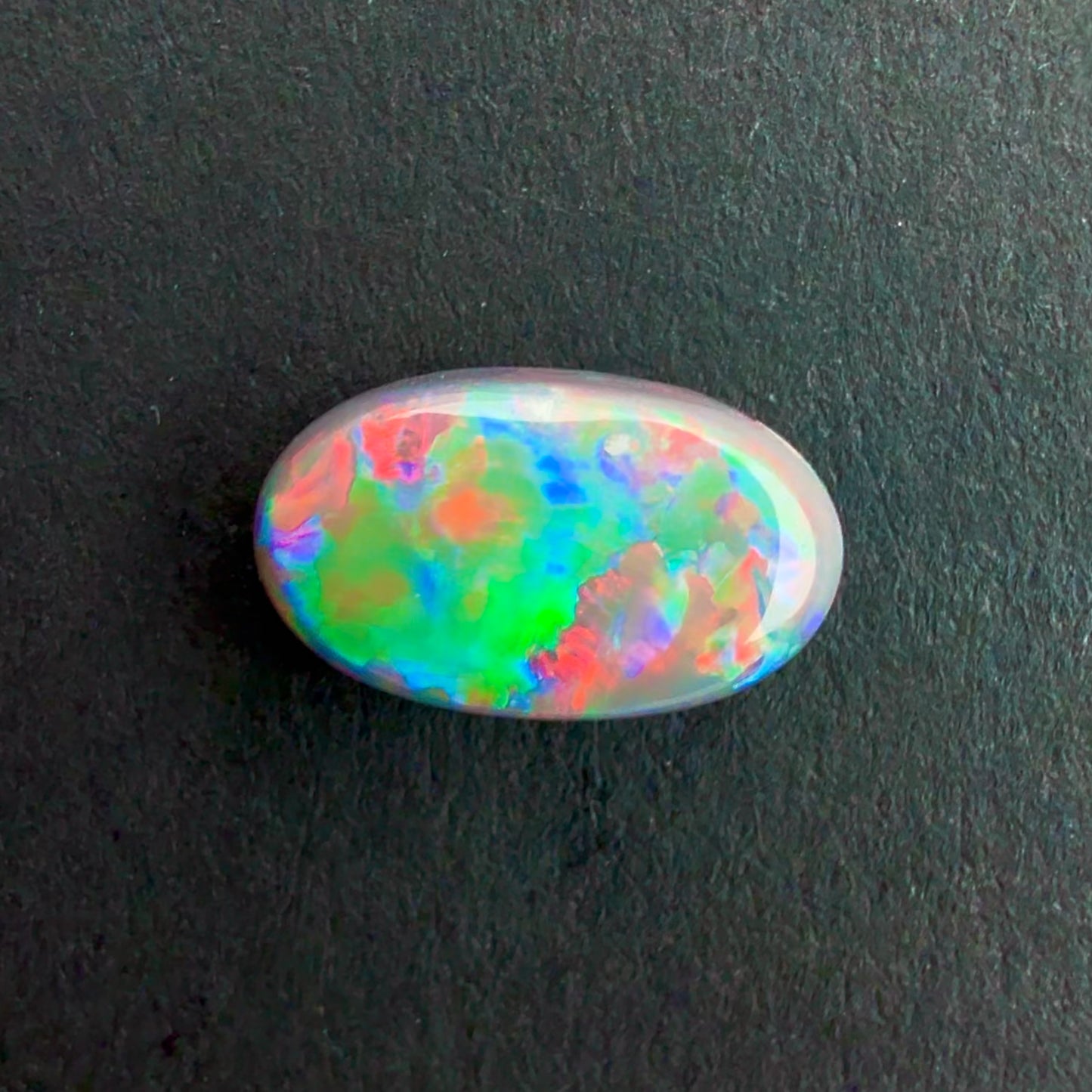 1.14cts Dark Opal With A Red Pink Multicolor Play Of Color, From Lightning Ridge Australia
