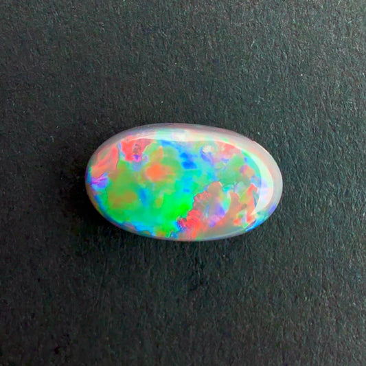 1.14cts Dark Opal With A Red Pink Multicolor Play Of Color, From Lightning Ridge Australia