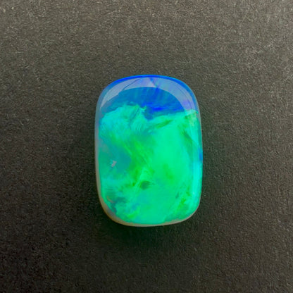 1.83cts Dark Opal With A Green Blue Play Of Color, From Lightning Ridge Australia