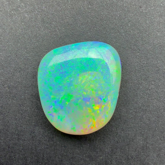 3.45cts Dark Opal With A Green Blue Play Of Color, From Lightning Ridge Australia