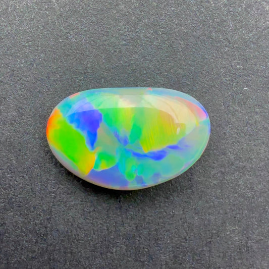 1.09cts Dark Opal With A Red Pink Multicolor Play Of Color, From Lightning Ridge Australia