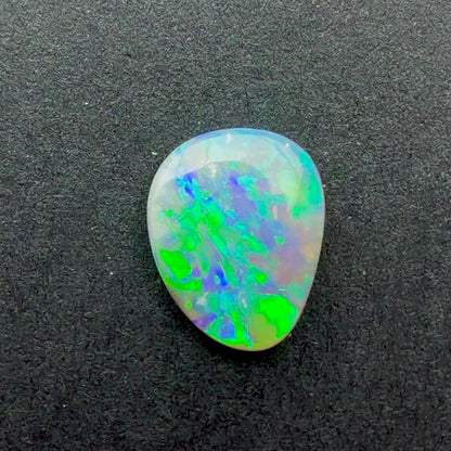 0.64cts Affordable Dark Opal With A Green Blue Play Of Color, From Lightning Ridge Australia
