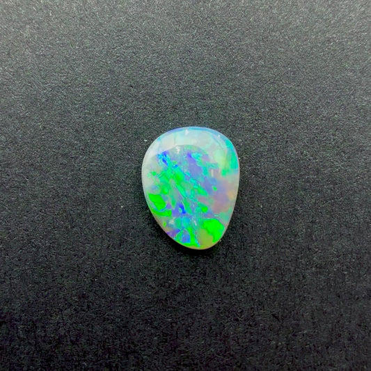 0.64cts Affordable Dark Opal With A Green Blue Play Of Color, From Lightning Ridge Australia