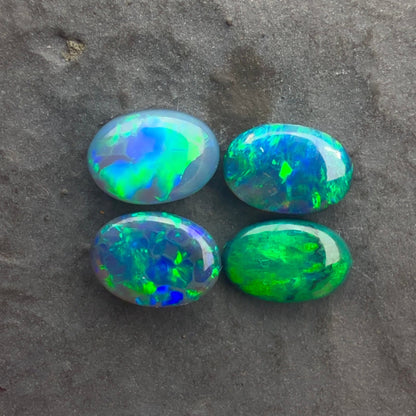 6mm x 4mm Crystal Opal Bundle With Green Yellow Gold Play Of Color, From Lightning Ridge Australia (Copy)