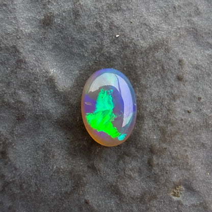 6mm x 4mm Affordable Crystal Opal With Green Blue Play Of Color, From Lightning Ridge Australia
