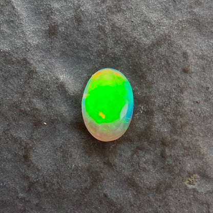 6mm x 4mm Affordable Crystal Opal With Green, Yellow, Gold Play Of Color, From Lightning Ridge Australia