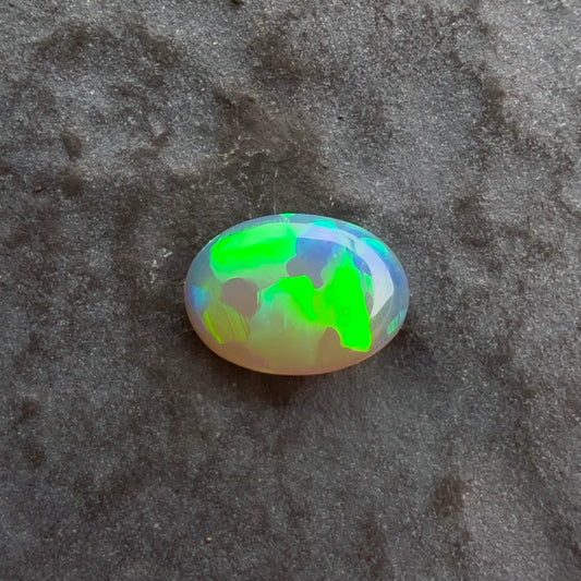 6mm x 4mm Affordable Crystal Opal With Green Blue Play Of Color, From Lightning Ridge Australia