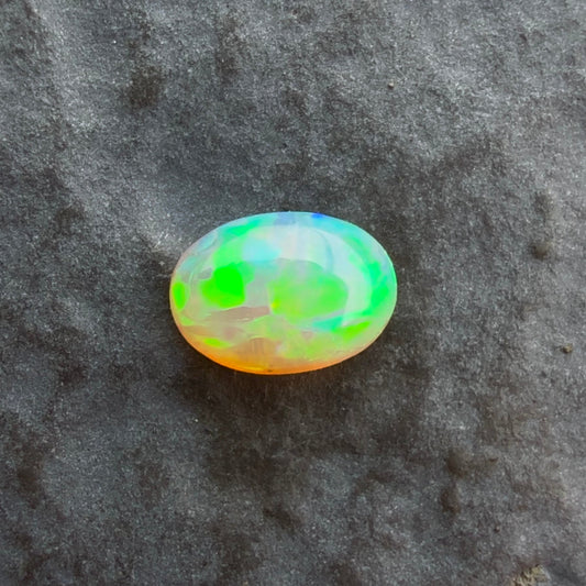 6mm x 4mm Affordable Crystal Opal With Green Blue Play Of Color, From Lightning Ridge Australia