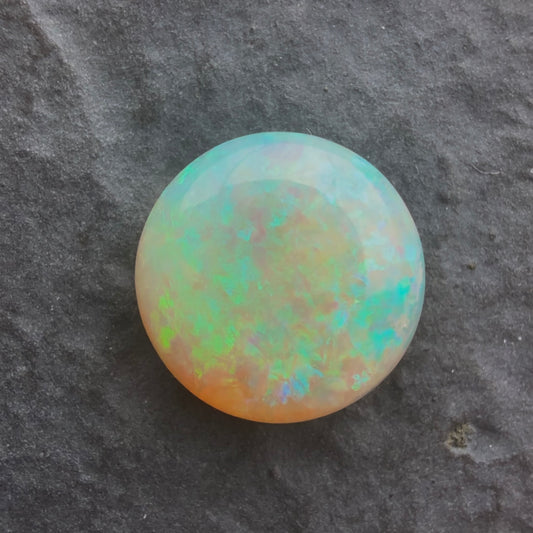 2.88cts Affordable Crystal Opal With Green Blue Play Of Color, From Lightning Ridge Australia