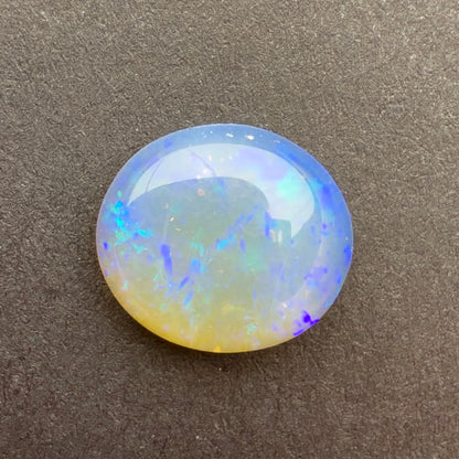 1.81cts Affordable Crystal Opal With A Blue Purple Play Of Color, From Lightning Ridge Australia