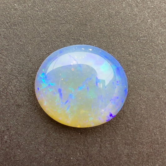 1.81cts Affordable Crystal Opal With A Blue Purple Play Of Color, From Lightning Ridge Australia