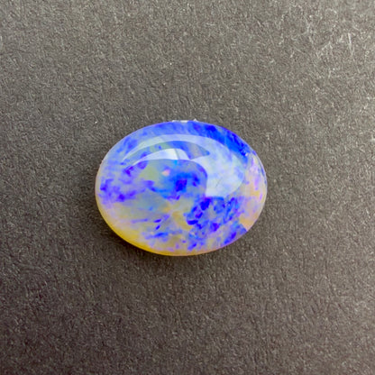 0.94cts Affordable Crystal Opal With A Blue Purple Play Of Color, From Lightning Ridge Australia