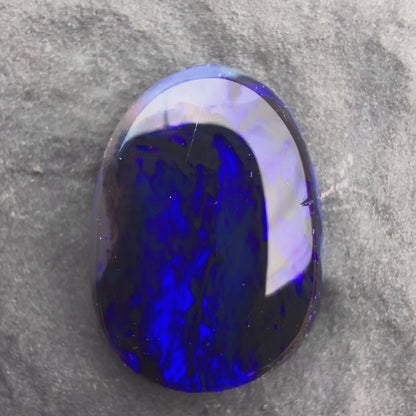 1.36cts Affordable Black Opal With A Purple Violette Palette