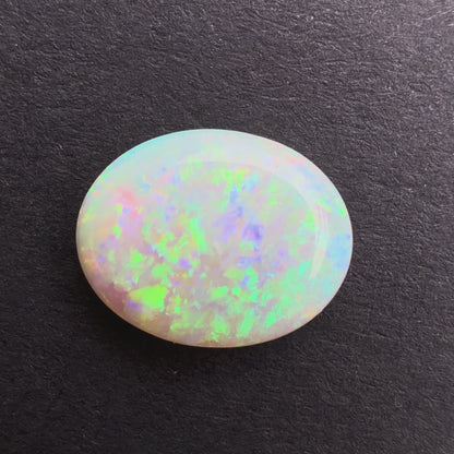 1.77cts Affordable Crystal Opal With A Blue Green Multicolor Play Of Color, From Lightning Ridge Australia
