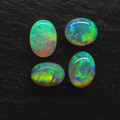 BUNDLE (price for parcel) Small Crystal Opals With Bright Greens And Lots Of Depth