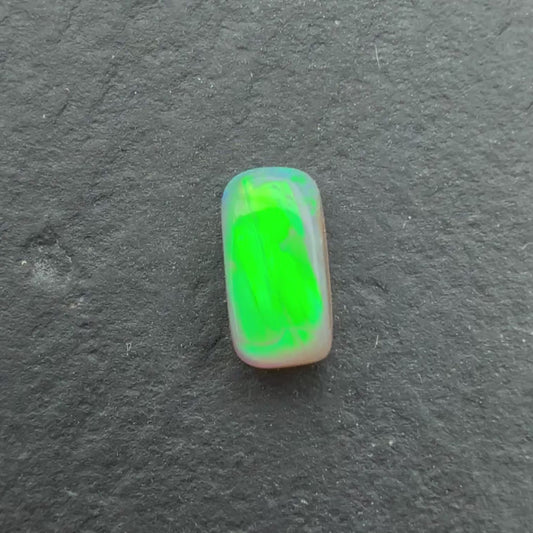 0.41ct Crystal Opal With Green, Yellow, Gold Play Of Color, From Lightning Ridge Australia