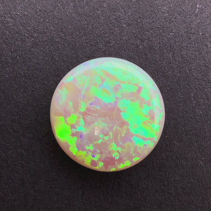 1.72cts Affordable Dark Opal With A Green Blue Play Of Color, From Lightning Ridge Australia