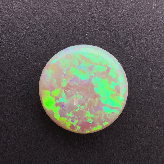 1.72cts Affordable Dark Opal With A Green Blue Play Of Color, From Lightning Ridge Australia