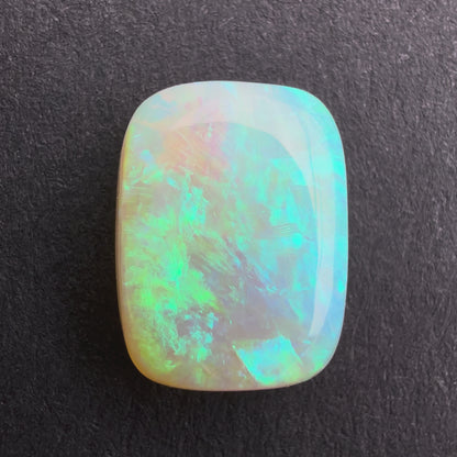 2.11cts Crystal Opal With A Green Blue Play Of Color, From Lightning Ridge Australia