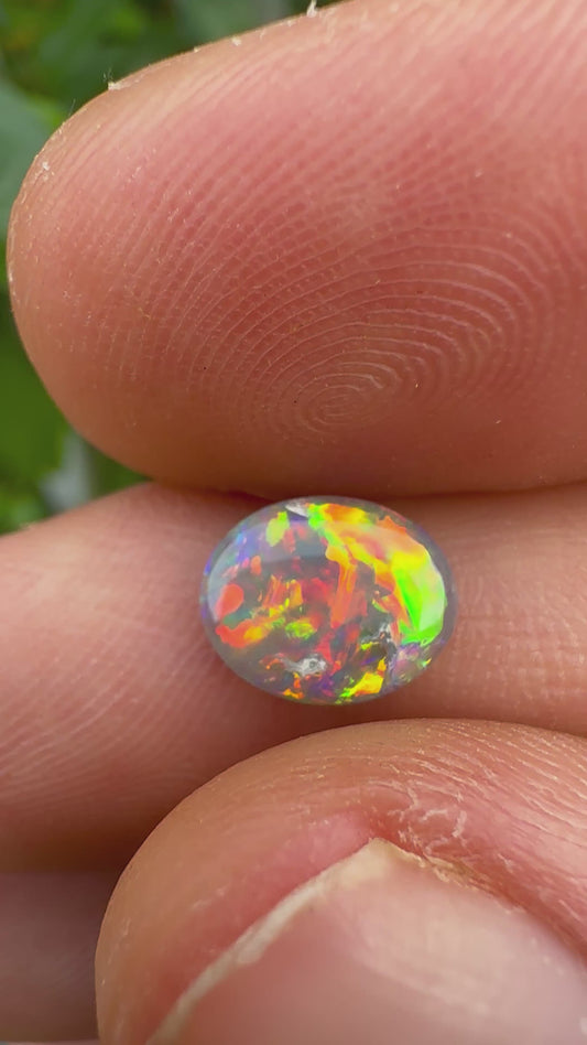 1.3ct Dark opal with Brilliant sunset palette dark opal