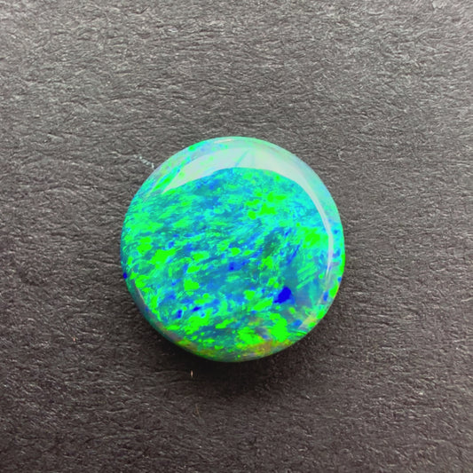 1.08cts Black Opal With A Green Blue Play Of Color, From Lightning Ridge Australia
