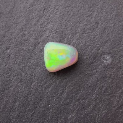 0.46ct Dark Opal With A Green, Yellow, Gold Play Of Color, From Lightning Ridge Australia