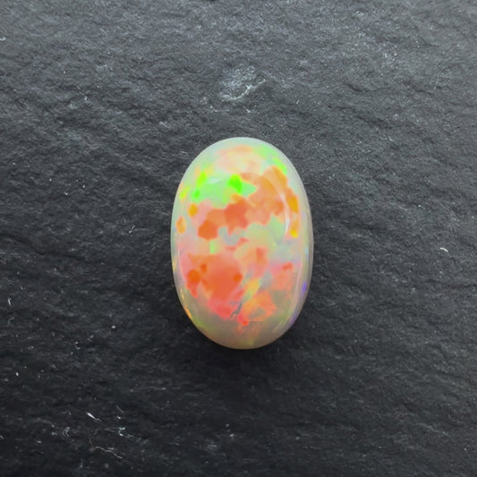 1.30cts Dark Opal With A Red, Pink Multicolor Play Of Color, From Lightning Ridge Australia