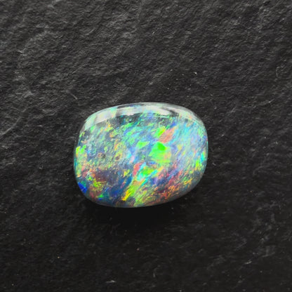 1.31ct Affordable Black opal With A Multicolor Moss pattern