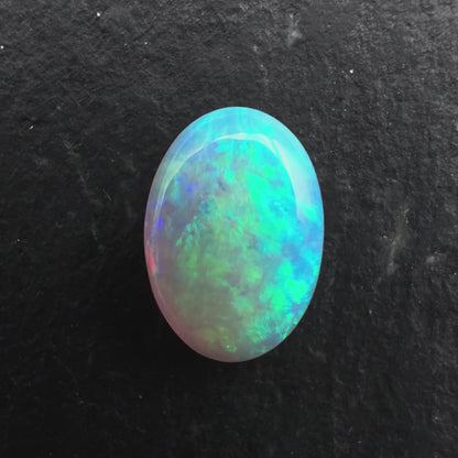 1.05Ct Affordable Crystal Opal With Light greens And Depth Of Color