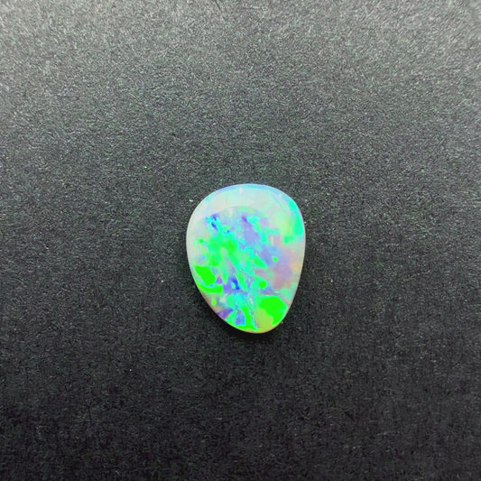 0.64cts Affordable Dark Opal With A Green Blue Play Of Color, From Lightning Ridge Australia