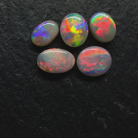 BUNDLE (price for parcel) Small Dark Opals With Bright Sunset Color Palettes And Mixed Patterns