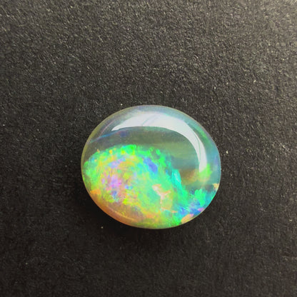 0.64cts Affordable Crystal Opal With A Green Blue Multicolor Play Of Color, From Lightning Ridge Australia