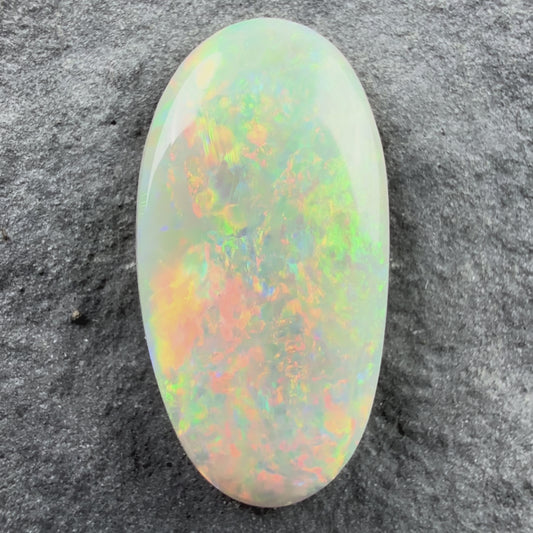 1.95cts Affordable Dark Opal With Red Pink Multicolor Pattern