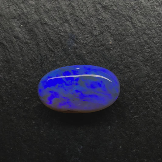 2.97ct Crystal Opal With Violet Color Play And A High Dome