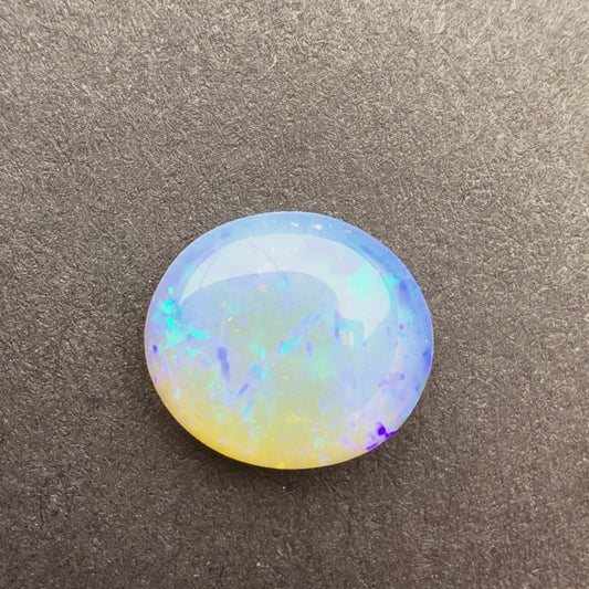 1.81cts Affordable Crystal Opal With A Blue Purple Play Of Color, From Lightning Ridge Australia