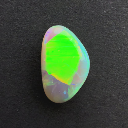 2.96cts Dark Opal With A Green, Yellow, Gold Play Of Color, From Lightning Ridge Australia