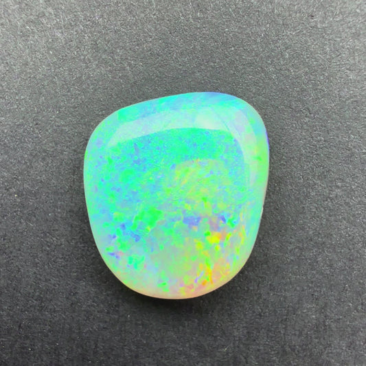 3.45cts Dark Opal With A Green Blue Play Of Color, From Lightning Ridge Australia