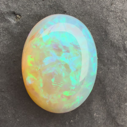 4.74cts Crystal Opal With A Green Blue Play Of Color, From Lightning Ridge Australia