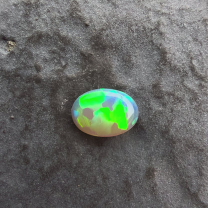 6mm x 4mm Affordable Crystal Opal With Green Blue Play Of Color, From Lightning Ridge Australia