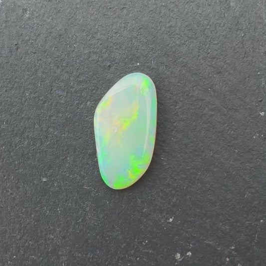 1.73ct Crystal Opal With A Green, Yellow, Gold Play Of Color, From Lightning Ridge Australia
