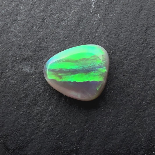 1.22cts Dark Opal With A Green, Blue Play Of Color, From Lightning Ridge Australia