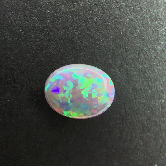 0.36cts Affordable Crystal Opal With A Green Blue Multicolor Play Of Color, From Lightning Ridge Australia