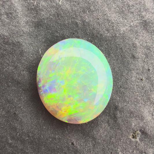 1.28cts Affordable Crystal Opal With A Green Blue Play Of Color, From Lightning Ridge Australia