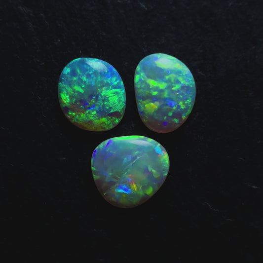 BUNDLE (price for parcel) Freeform Crystal Opals With Bright Colors And Mixed Patterns