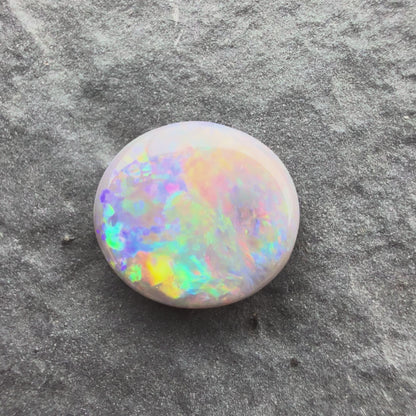1.43cts Affordable Dark Opal With A Red Pink Multicolor Pattern