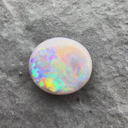 1.43cts Affordable Dark Opal With A Red Pink Multicolor Pattern