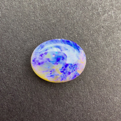 0.94cts Affordable Crystal Opal With A Blue Purple Play Of Color, From Lightning Ridge Australia